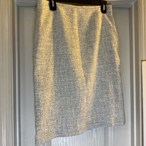 Preston & York Sky Blue And White Skirt